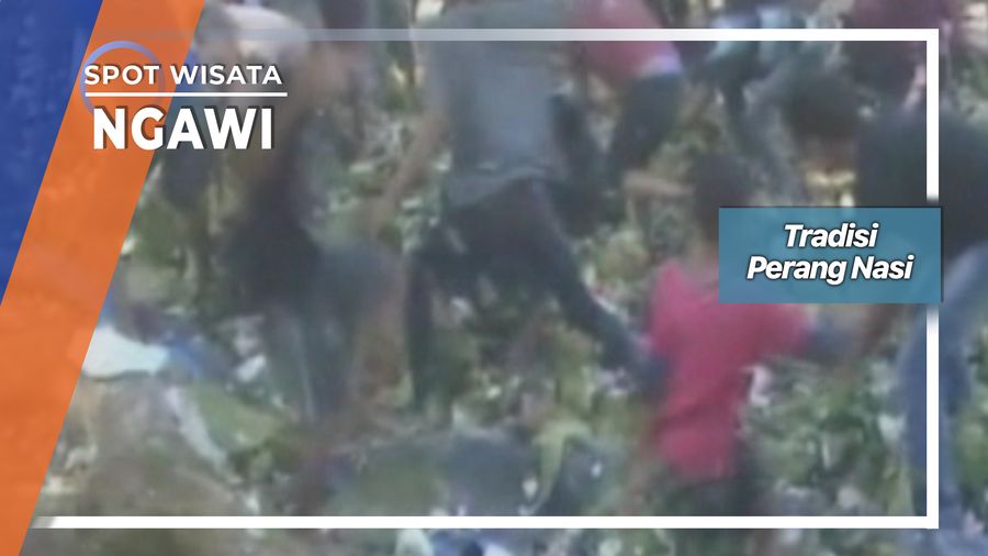 Tradisi Perang Nasi Desa Pelang Lor Kedunggalar Ngawi