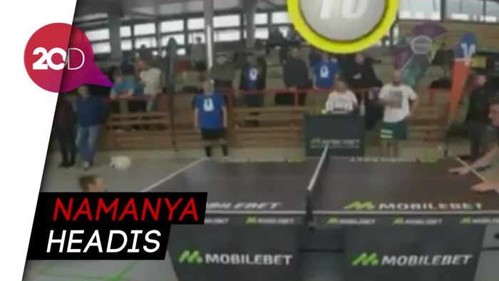 Sundul! Kini Ada Olahraga Pingpong Kepala asal Jerman