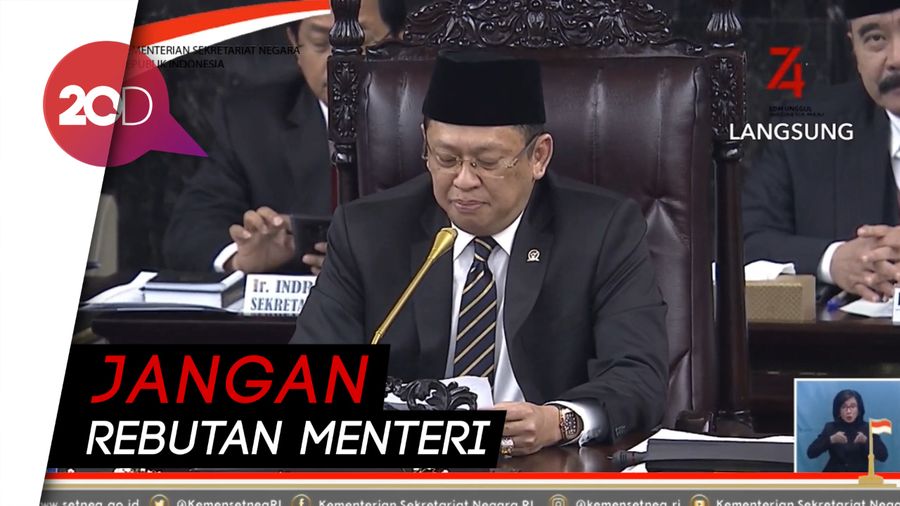 Pantun Bamsoet di Penutupan Sidang Tahunan MPR 2019