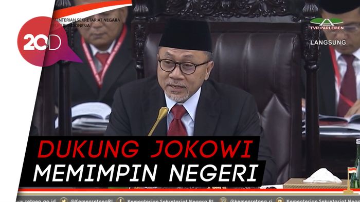 Cakep! Zulkifli Hasan Berpantun di Sidang MPR