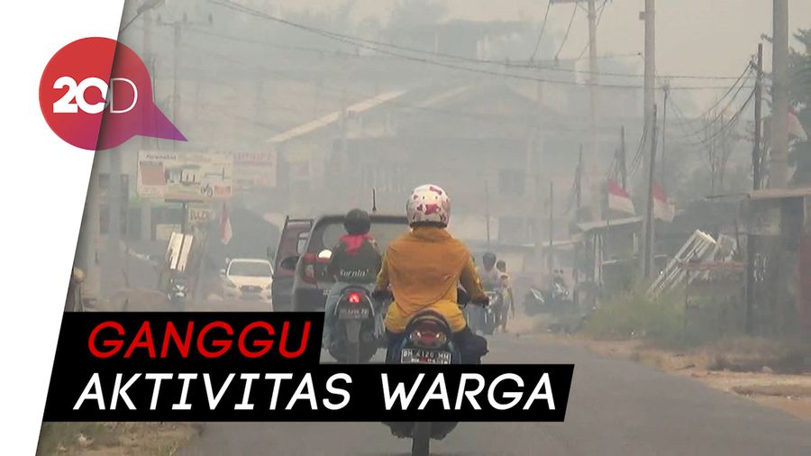 Jambi Dikepung Kabut Asap Kiriman Karhutla Musi Banyuasin