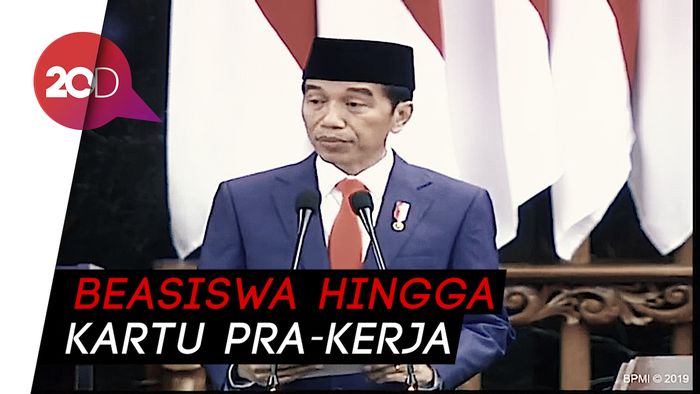 Jokowi Beri Beasiswa hingga Kursus Pra-Kerja