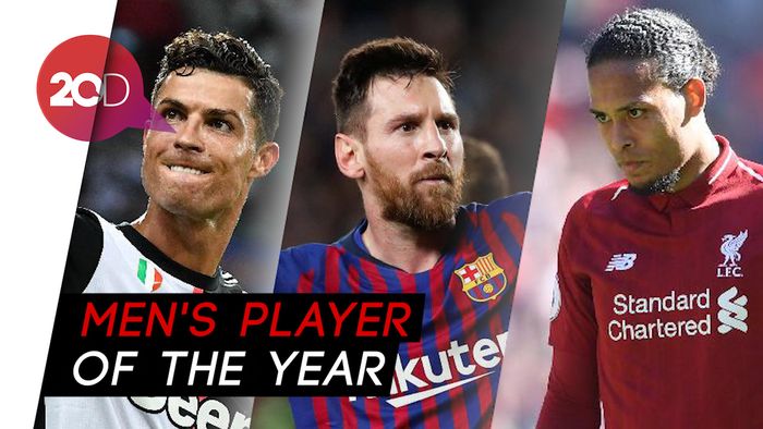 Kandidat Pemain Terbaik Eropa: Van Dijk, Ronaldo dan Messi