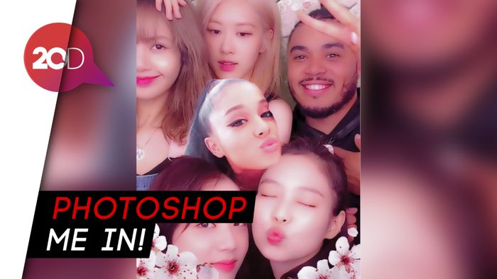 Lucunya Ariana Grande Minta Wajahnya Diedit Bareng BLACKPINK