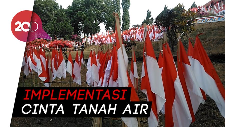 Ribuan Bendera Merah Putih Penuhi Perundingan Linggarjati  
