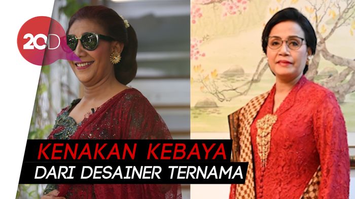 Cantiknya Menteri Sri Mulyani dan Susi Pudjiastuti di HUT Ke-74 RI