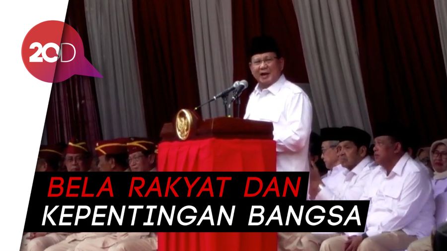 HUT Ke-74 RI, Prabowo: Kita Harus Wujudkan Cita-cita Proklamasi