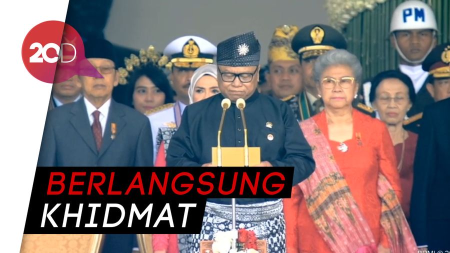 Jokowi jadi Inspektur Upacara, OSO Baca Teks Proklamasi