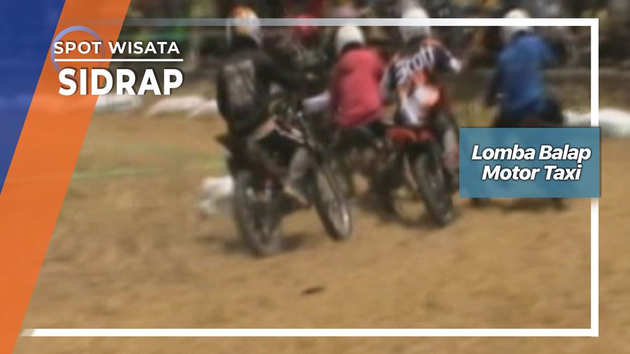 Lomba Balap Motor Pengangkut Gabah Di Baranti Sidrap 