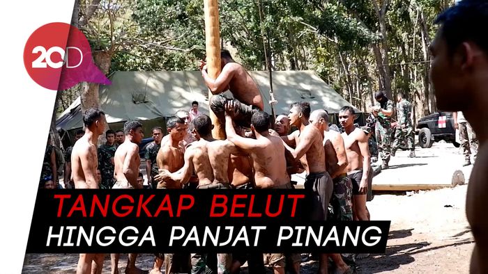 Gelak Tawa di Lomba HUT RI, Prajurit TNI AL Indonesia Vs Marinir AS