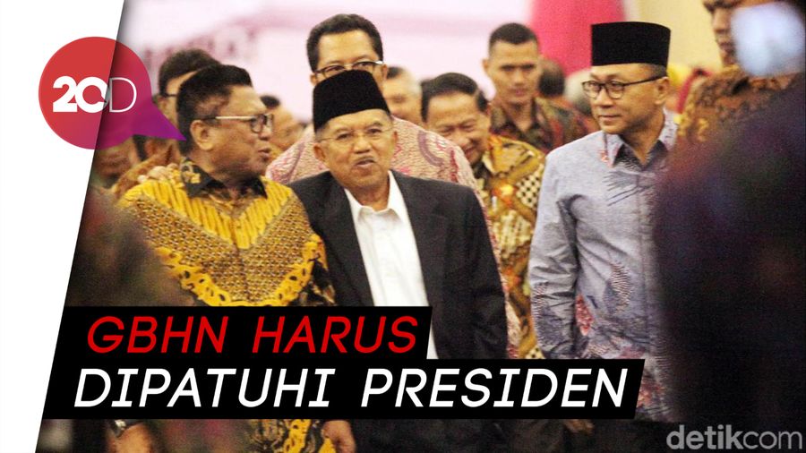 JK Sambut Baik Hidupnya GBHN, Tapi...