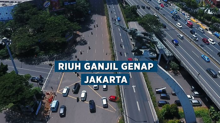 Riuh Ganjil Genap Jakarta