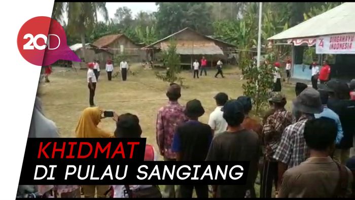 Upacara 17 Agustus di Lokasi Bencana
