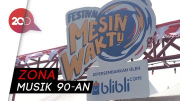 Dewa 19 dan Gamaliel Cs Bius Penonton 90-an di Festival Mesin Waktu