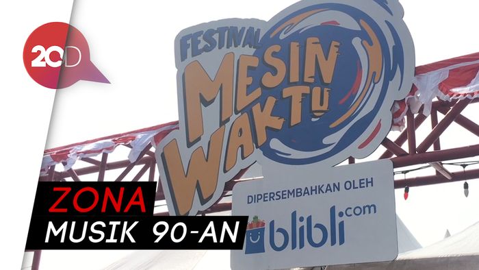 Dewa 19 dan Gamaliel Cs Bius Penonton 90-an di Festival Mesin Waktu