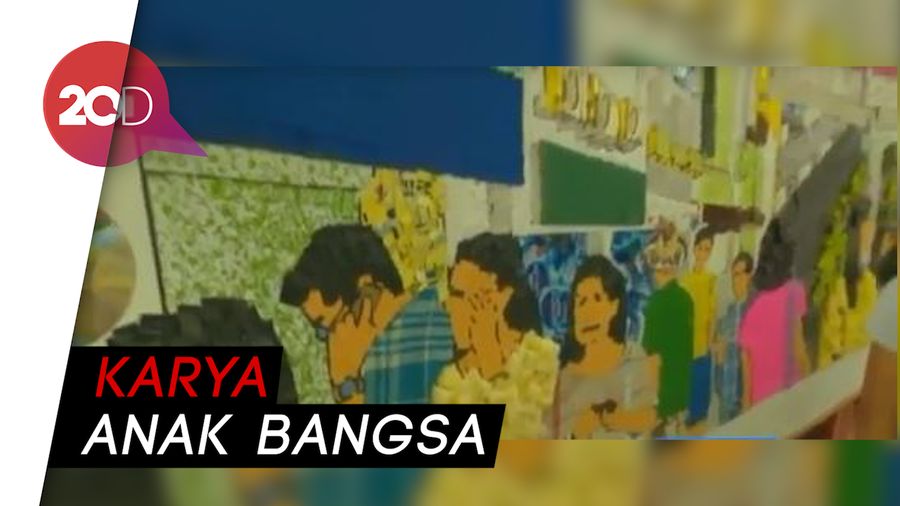 Manjakan Mata, Ada Pameran Seni Kejar di Stasiun MRT Dukuh Atas