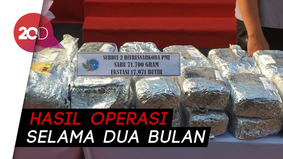 Perangi Narkoba, Polda Metro Jaya Musnahkan 71,8 Kg Sabu