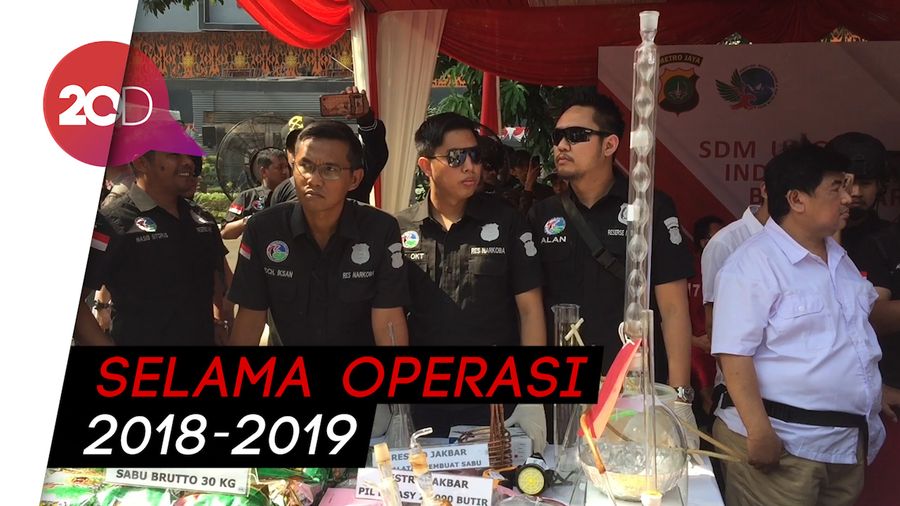 Polres Jakarta Barat Ungkap Empat Pabrik Narkoba