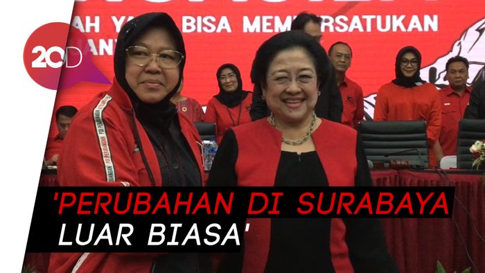Sah! Risma Dilantik Megawati Jadi Ketua Bidang Kebudayaan DPP PDIP