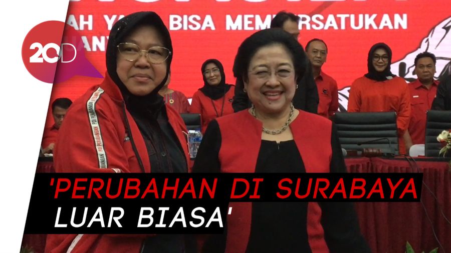 Sah! Risma Dilantik Megawati Jadi Ketua Bidang Kebudayaan DPP PDIP
