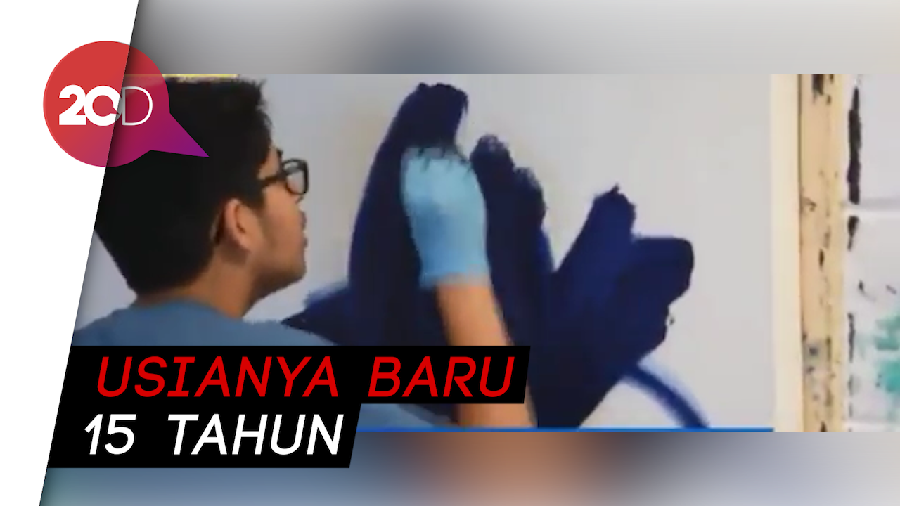 Keren! Penyandang Autisme Jadi Seniman Abstrak   