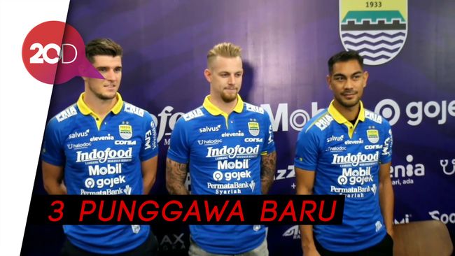 Persib Resmi Perkenalkan 3 Pemain Asing Baru