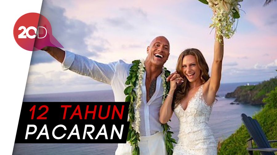 Selamat! Dwayne Johnson The Rock Resmi Nikahi Kekasihnya