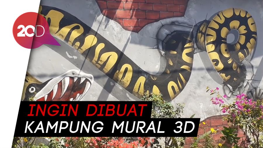 Gang Neraka yang Dihidupkan Lewat Mural di Cimahi