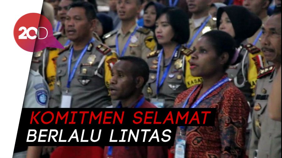 Mahasiswa Papua Jadi Pelopor Keselamatan Berlalu Lintas di Makassar  