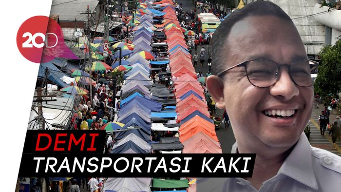 Menang Gugatan Lawan Anies, PSI Minta PKL Trotoar Jatibaru Ditertibkan