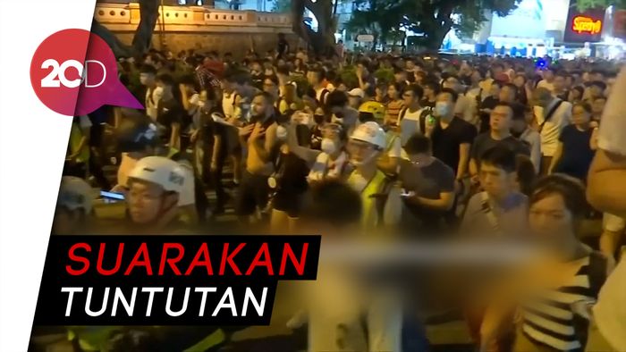 Ragam Wajah Pendemo Hong Kong 