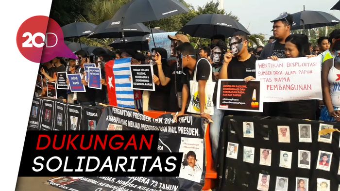 Aksi Kamisan dan Mahasiswa Papua Gelar Unjuk Rasa Anti Rasisme