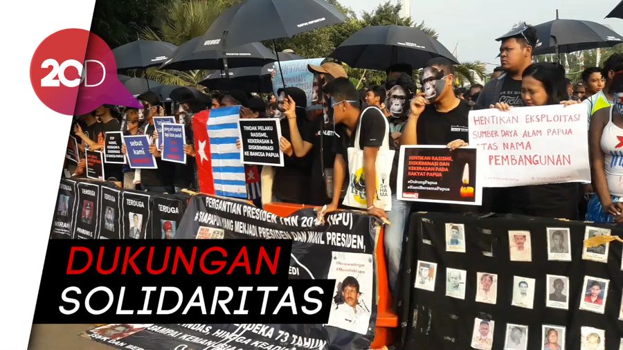 Aksi Kamisan dan Mahasiswa Papua Gelar Unjuk Rasa Anti Rasisme