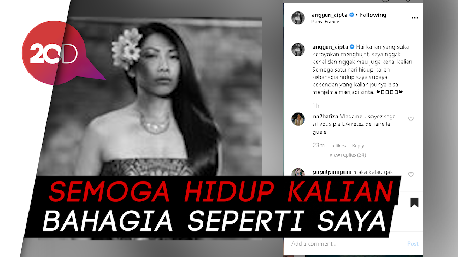Banyak yang Hujat, Anggun Doakan Warganet Dapat Cinta