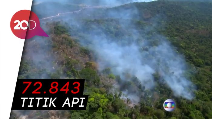 Kebakaran Terparah Hutan Hujan Amazon  