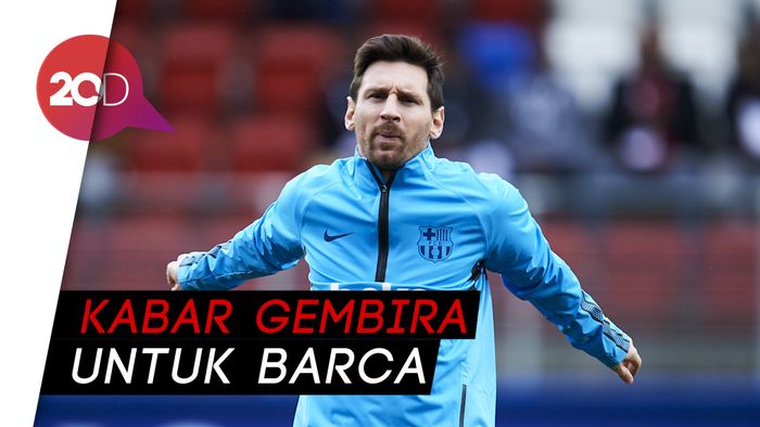 Mulai Pulih, Messi Sudah Berlatih