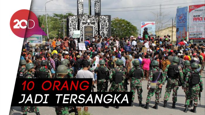 Polisi Dalami Motif Tersangka Perusakan Fasum di Timika