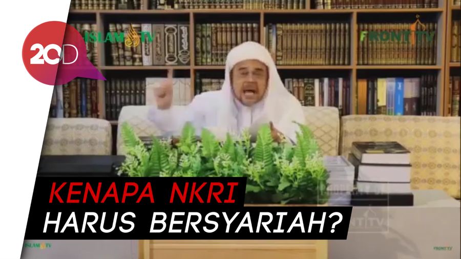 Habib Rizieq Sebut NKRI Harus Bersyariah, Pancasila Bukan Pilar Negara
