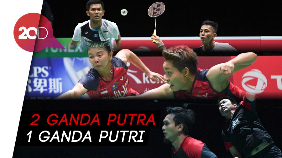 Tiga Wakil Indonesia di Semifinal Kejuaraan Dunia Bulu Tangkis