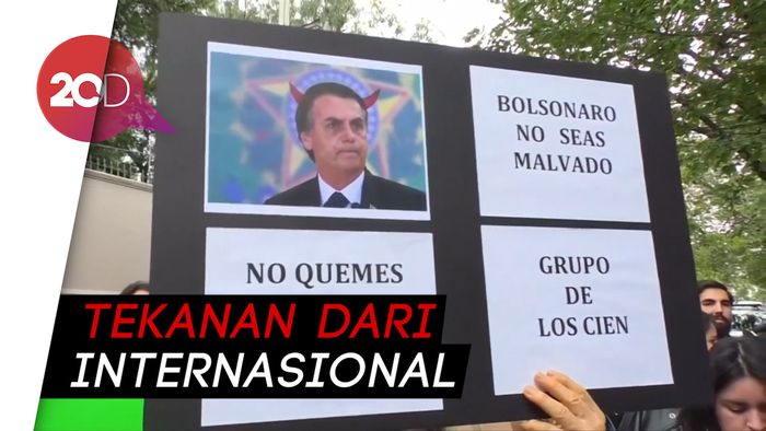 Dikirtik Dunia, Presiden Brasil Kirim Militer Atasi Kebakaran Amazon