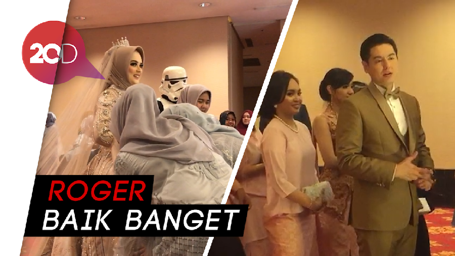 Resepsi Cut Meyriska dan Roger Danuarta Dikawal Karakter Star Wars