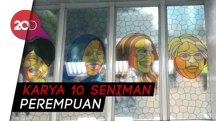 Keren! Halte Bus dan Stasiun MRT di Sudirman-Thamrin Berhias Seni Rupa