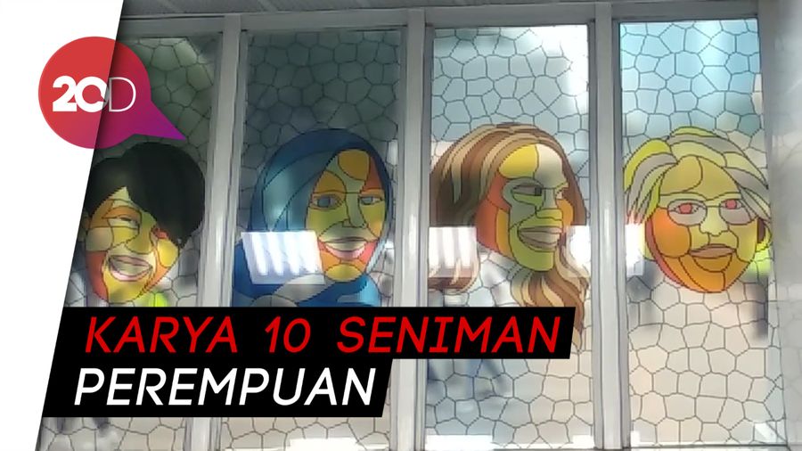 Keren! Halte Bus dan Stasiun MRT di Sudirman-Thamrin Berhias Seni Rupa