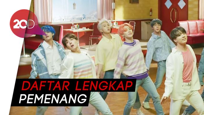 Ariana Grande, Taylor Swift hingga BTS Boyong Piala MTV VMA 2019