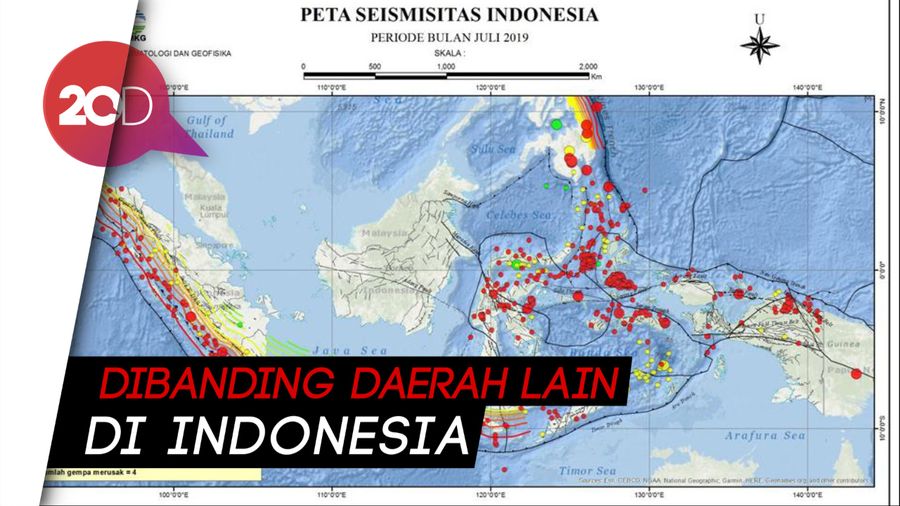 BMKG: Aktivitas Gempa di Pulau Kalimantan Paling Rendah
