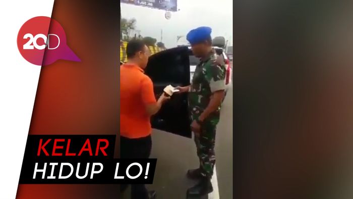  Berlagak ala TNI, Mobil Sipil Dikejar PM