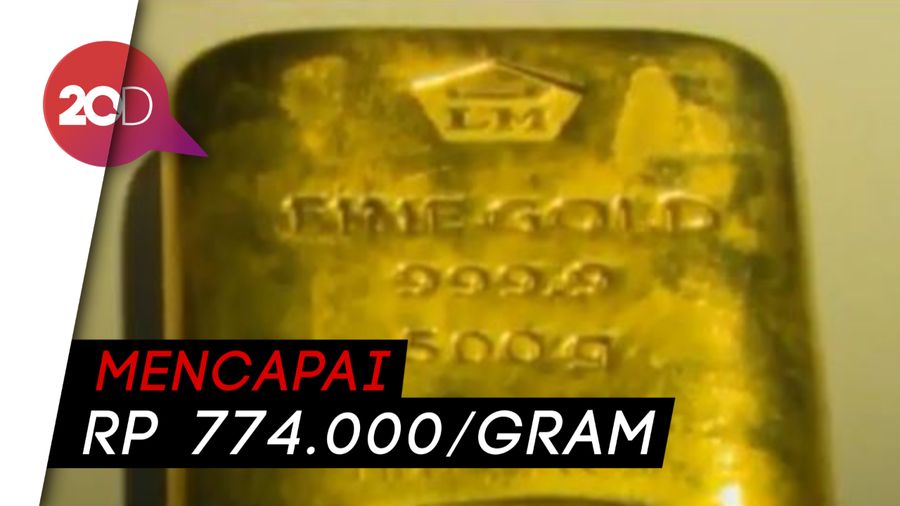 Imbas Perang Dagang AS-China, Harga Emas Antam Melambung Tinggi