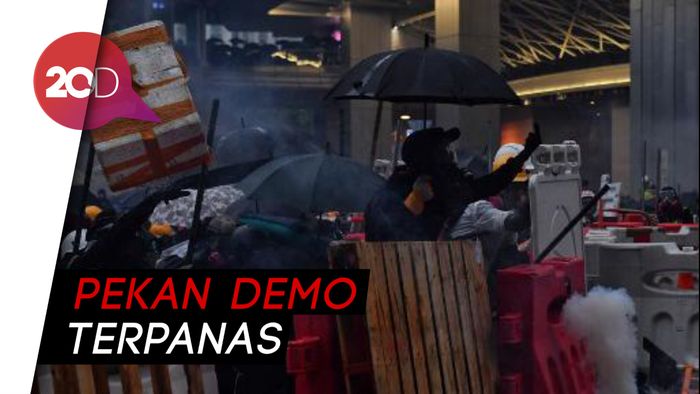 Kawal Aksi Demo, 21 Polisi Hong Kong Terluka