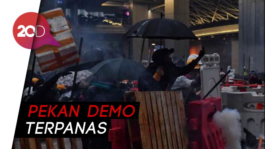 Kawal Aksi Demo, 21 Polisi Hong Kong Terluka