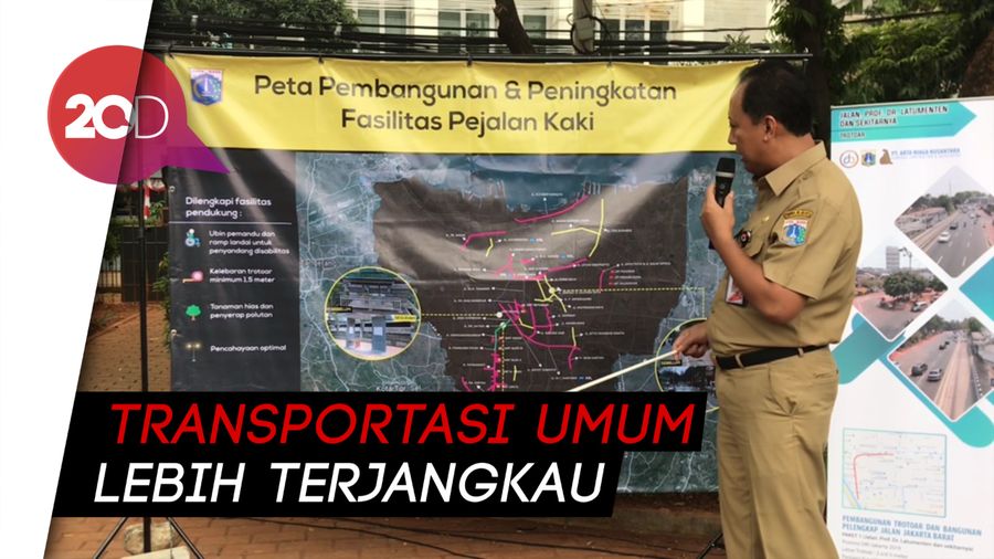 Pemprov DKI Bakal Revitalisasi 31 Trotoar Demi Masyarakat